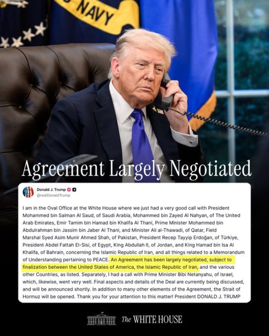 Trump annonce un accord « largement négocié » avec l’Iran : le détroit d’Ormuz au cœur des discussions internationales