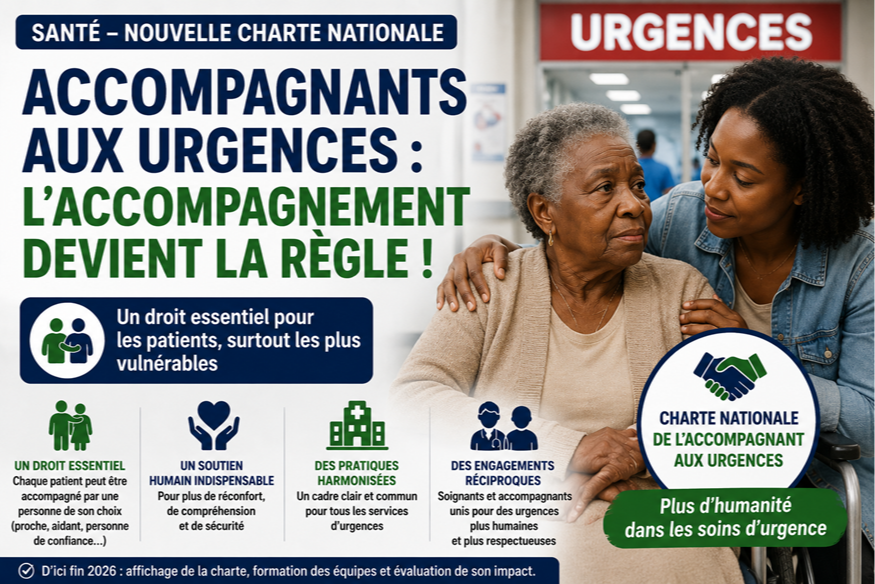 Accompagnants aux urgences : une nouvelle charte nationale veut humaniser l’accueil des patients