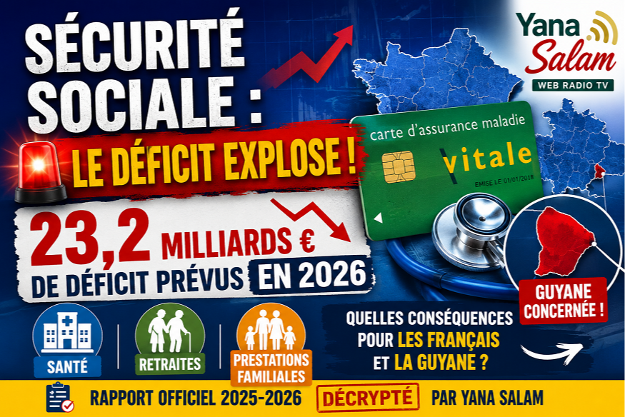 Sécurité sociale : un déficit record de 23,2 milliards d’euros attendu en 2026, quelles conséquences pour les Français ?