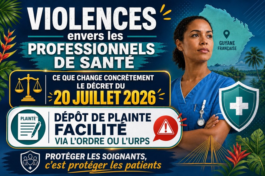 Violences envers les professionnels de santé : ce que change concrètement le décret du 20 juillet 2026
