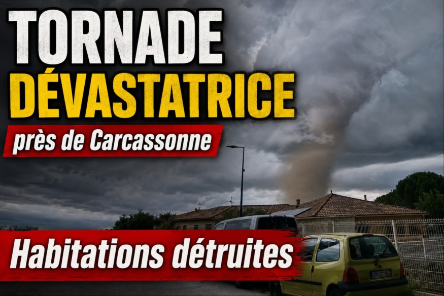 Tornade dans l’Aude : Pomas dévastée au sud de Carcassonne, 41 blessés et 300 habitations touchées