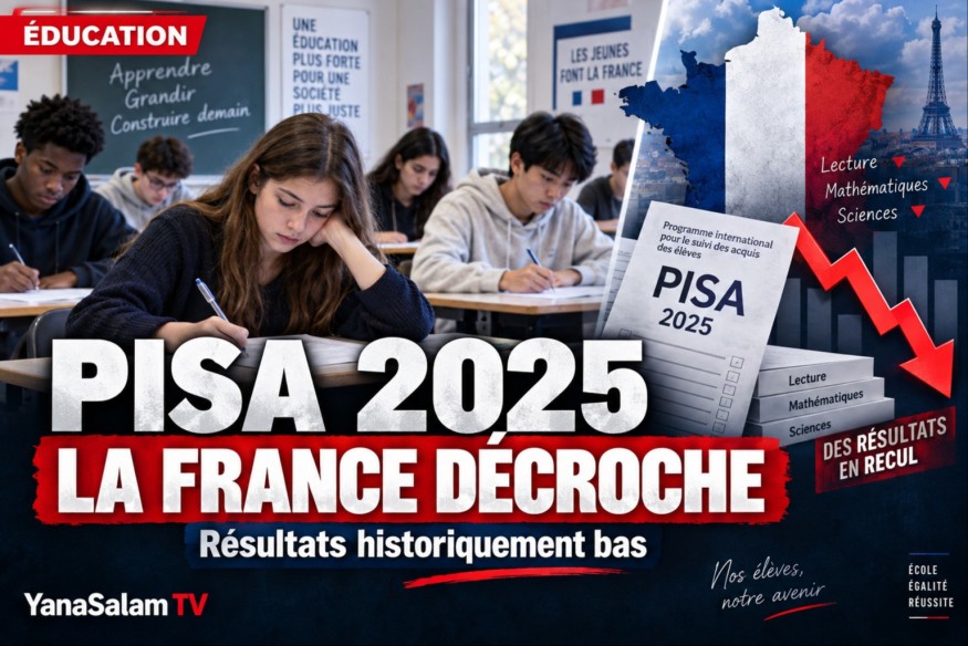 PISA 2025 : la France décroche encore, des résultats historiquement bas