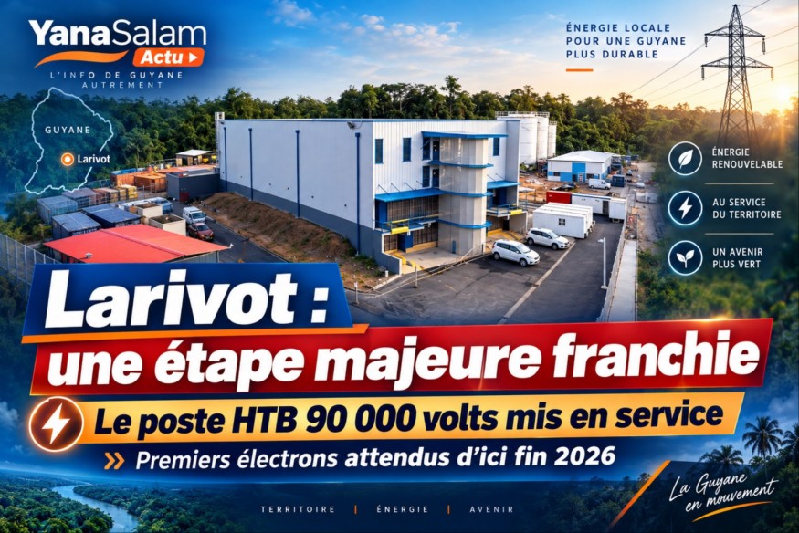 la centrale bioénergie du Larivot franchit une étape majeure avant sa mise en service