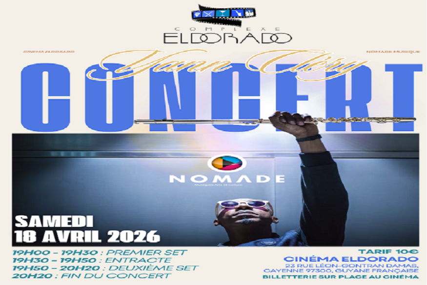 À Cayenne, une soirée au plus près du son : Yann Cléry fait vibrer l’Eldorado