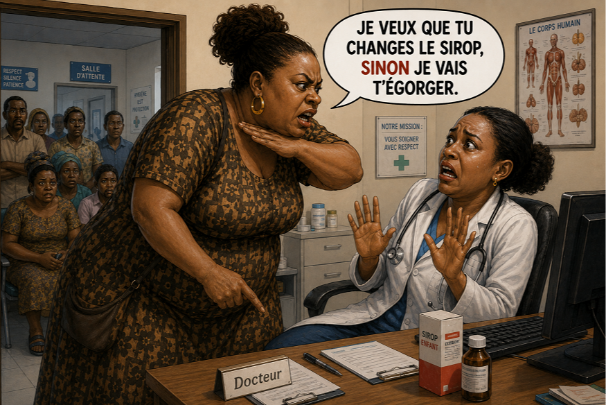 Quand la prescription d'un sirop devient un motif de menace de mort